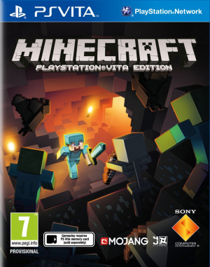 Minecraft Vita en boîte le 19 novembre