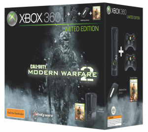 Une Xbox 360 250 Go Modern Warfare 2
