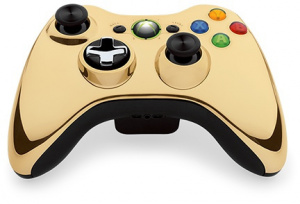 Une manette dorée pour la Xbox 360
