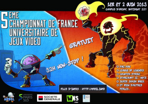 5ème Championnat de France Universitaire de jeux vidéo