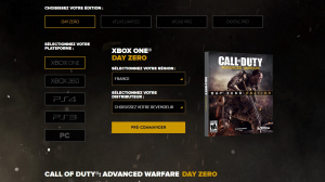 Gamescom : CoD : Advanced Warfare présente son édition Day Zero
