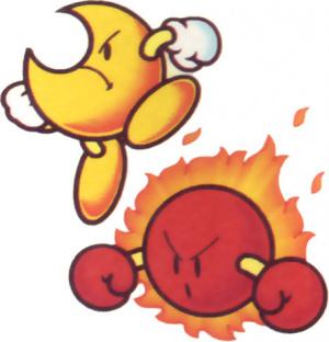 Les ennemis de Kirby : Mr. Shine & Mr. Bright