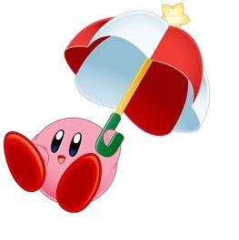 Les transformations de Kirby : Cutter, Glace, Sword et Parasol