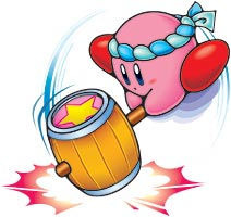 Les transformations de Kirby : Marteau, Micro, Cuisine et Sommeil