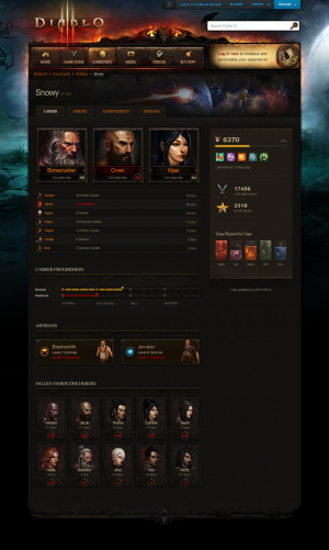 Les profils bientôt dispo pour Diablo III