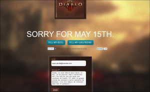 Un mot d'excuses pour la sortie de Diablo III