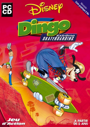 Dingo fait du skate