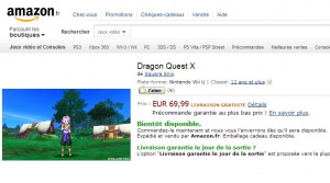 Dragon Quest 10 Wii U pour bientôt en Europe ?