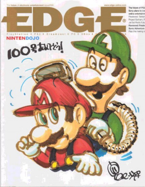 Miyamoto dessine la couverture de Edge