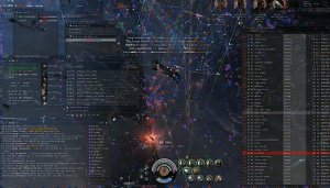 EVE Online : 2.900 vaisseaux se tirent la bourre