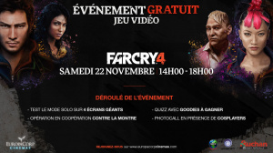 Envie de jouer à Far Cry 4 au cinéma ce week-end ?