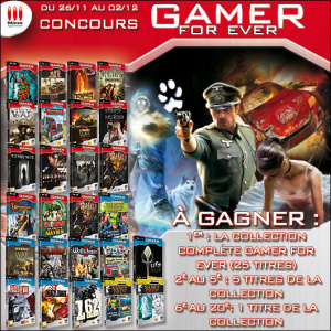 Concours Gamer for Ever : Gagnez 25 jeux