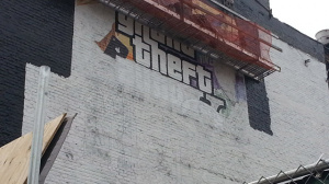 La jaquette de GTA V sur un mur de New York ?
