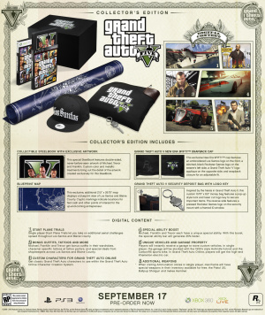 Grand Theft Auto V : Editions Spéciale et Collector