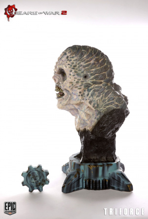 Un buste de Locuste pour Gears of War