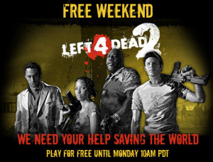 Left 4 Dead 2 gratuit ce week-end