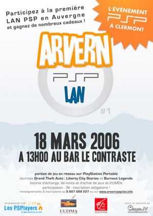 Un tournoi PSP en Auvergne et une Lan Party à Montréal