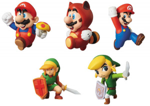 Des figurines Mario et Link ultra détaillées