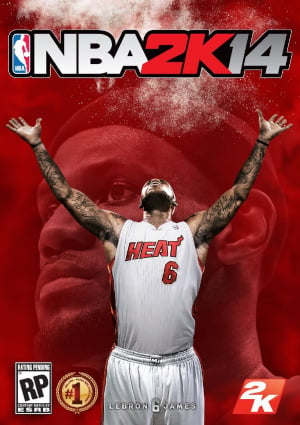 NBA 2K14 : LeBron James sur la jaquette