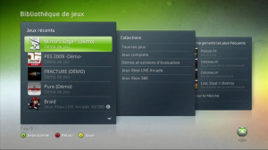 La nouvelle interface Xbox 360