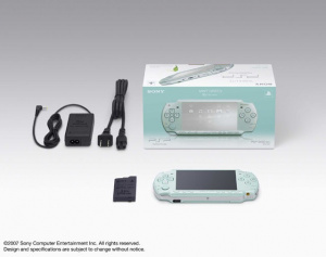 Une PSP vert menthe au Japon