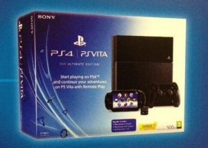 Le pack PlayStation 4 / PS Vita en juin 2014 ?