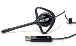 Un micro-casque Call of Duty pour Wii