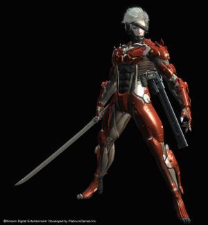 Une PS3 aux couleurs de Metal Gear Rising : Revengeance