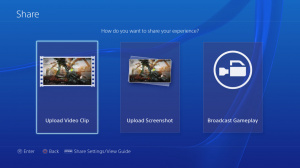 Nouvelles images de l'interface de la PS4
