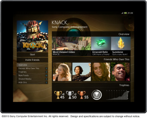 PS4 : Images de l'interface