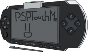 PSP : écran tactile artisanal