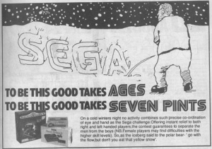 4ème - Campagne de pub Sega / MS-Game Gear-Megadrive (1991)