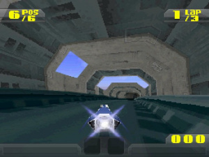 Rapid Racoon, un jeu de courses futuriste sur DS