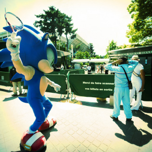 Sonic à Roland Garros