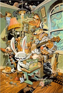 Sam & Max : seconde planche de la BD