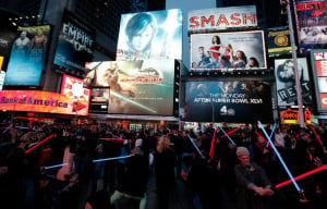 Star Wars s'invite à Times Square