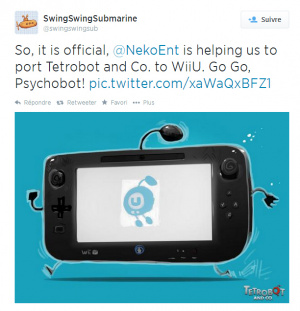 Tetrobot & Co annoncé sur Wii U