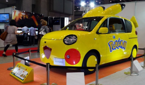 Une voiture Pikachu présentée par Toyota