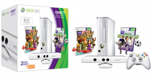 Un pack limité Xbox 360 / Kinect tout blanc