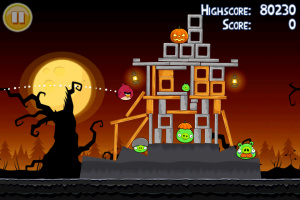 Angry Birds aux couleurs d'Halloween