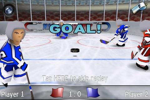 Un jeu de hockey sur iPhone pour le début des JO