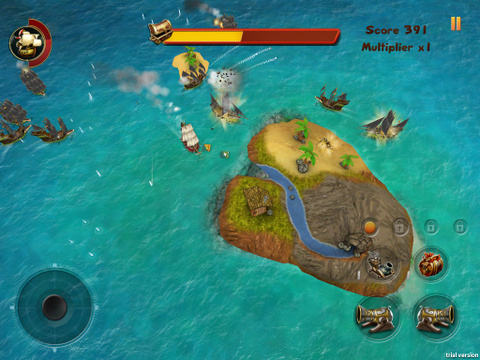 Sink'em All! Les pirates débarquent sur iOS