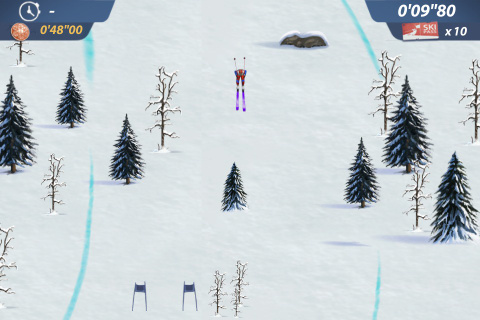 Ski Champion, du scoring sur iOS