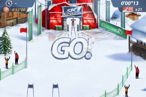 Ski Champion, du scoring sur iOS