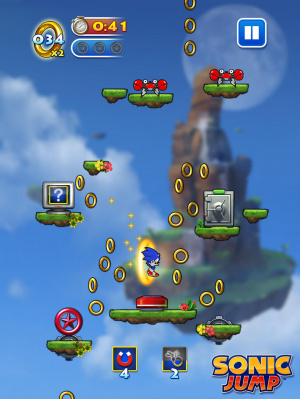 Sonic Jump sur iOS