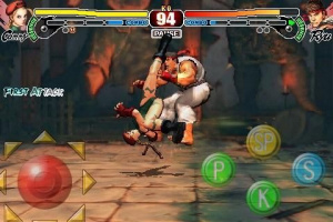 Cammy dans Street Fighter IV sur iPhone