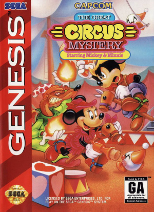 The Great Circus Mystery starring Mickey & Minnie sur MD