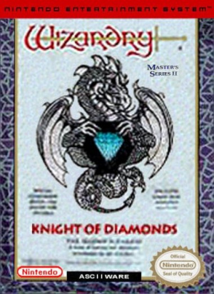 Wizardry II : The Knight of Diamonds sur Nes