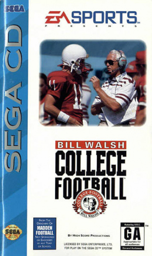 Bill Walsh College Football sur Mega-CD