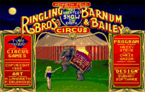 Circus Games sur Amiga